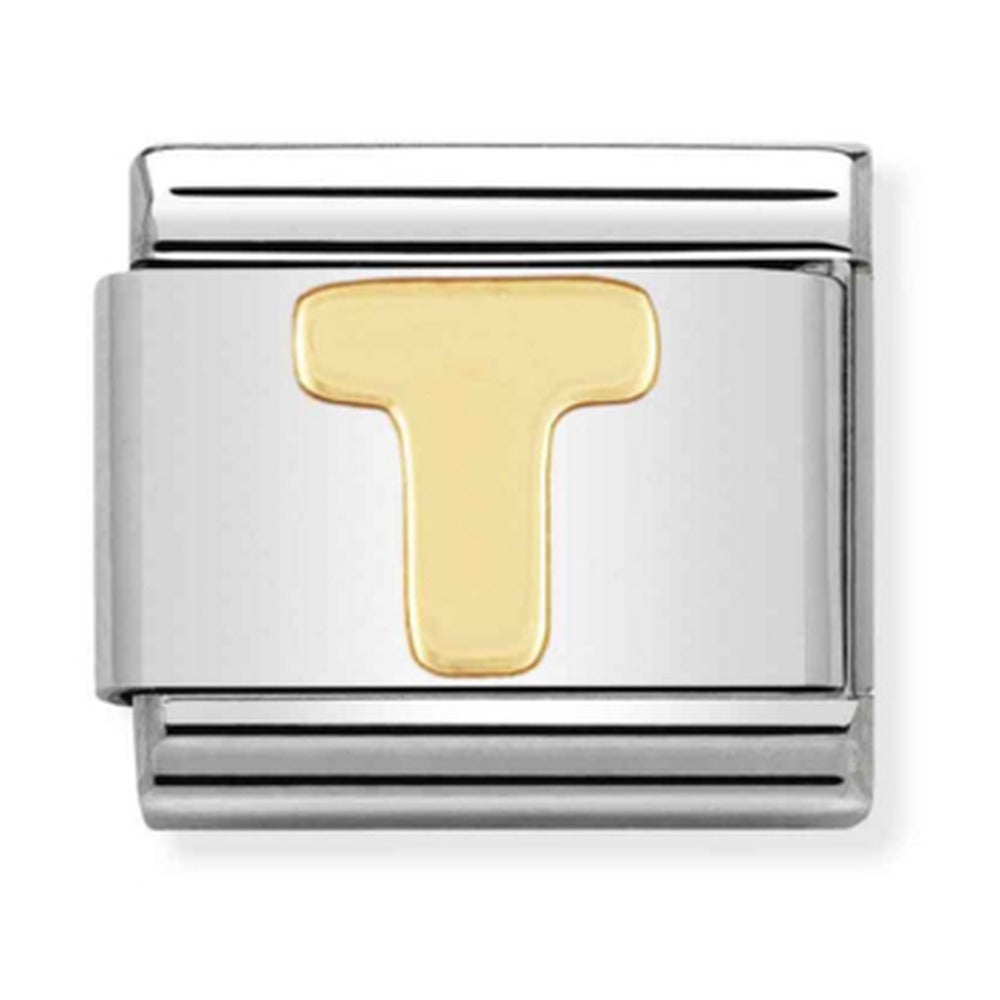 Nomination Composable Gold Letter T Charm 030101/20