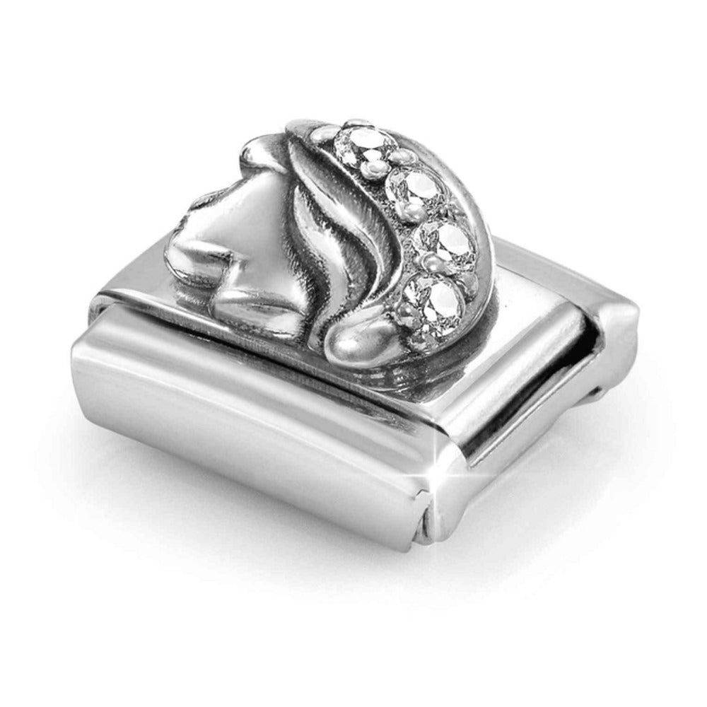Nomination Composable Silver CZ Zodiac Virgo Charm 330326/06