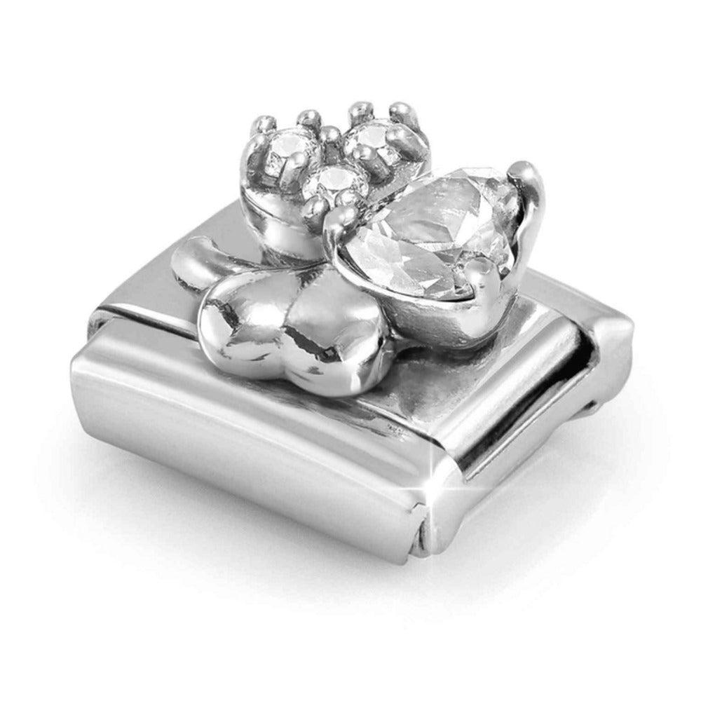 Nomination Composable Silver CZ Clover Charm 330322/12