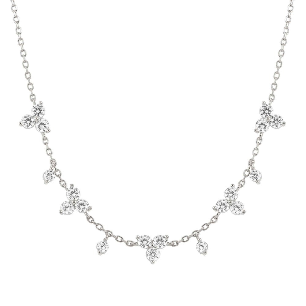 Nomination Silver Life Bouquet CZ Necklace