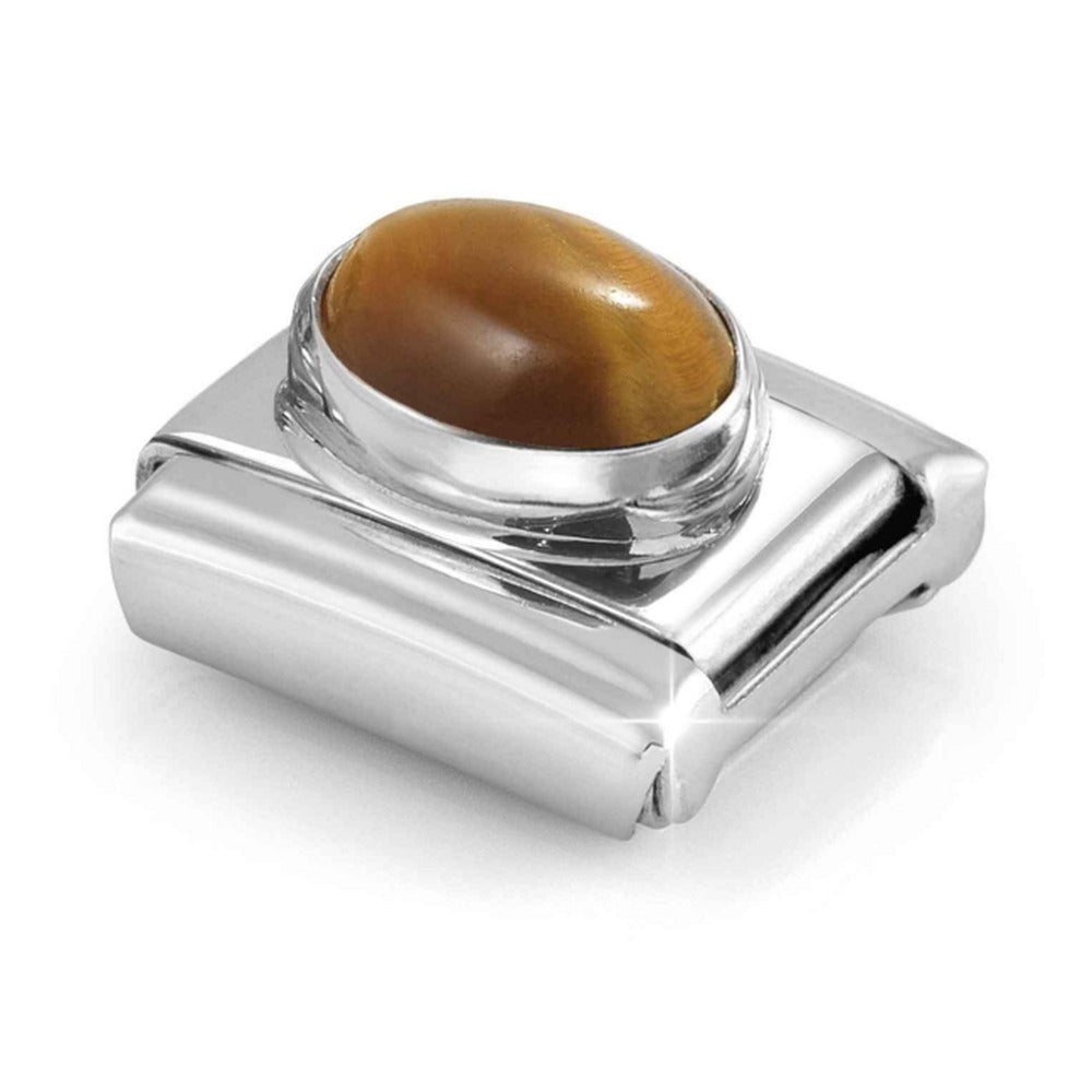 Nomination Composable Silver Tigers Eye Charm 330510/41