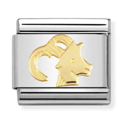 Nomination Composable Gold Zodiac Capricorn Charm 030104/10