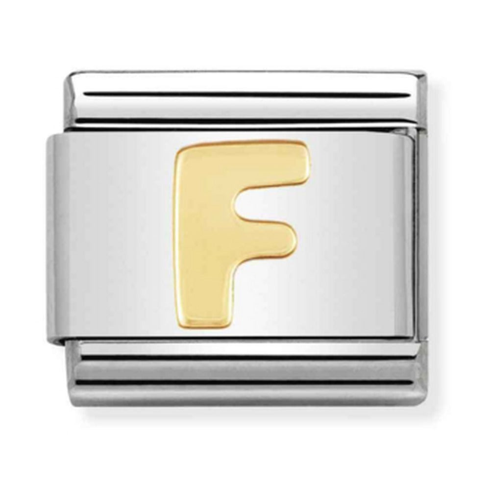 Nomination Composable Gold Letter F Charm 030101/06
