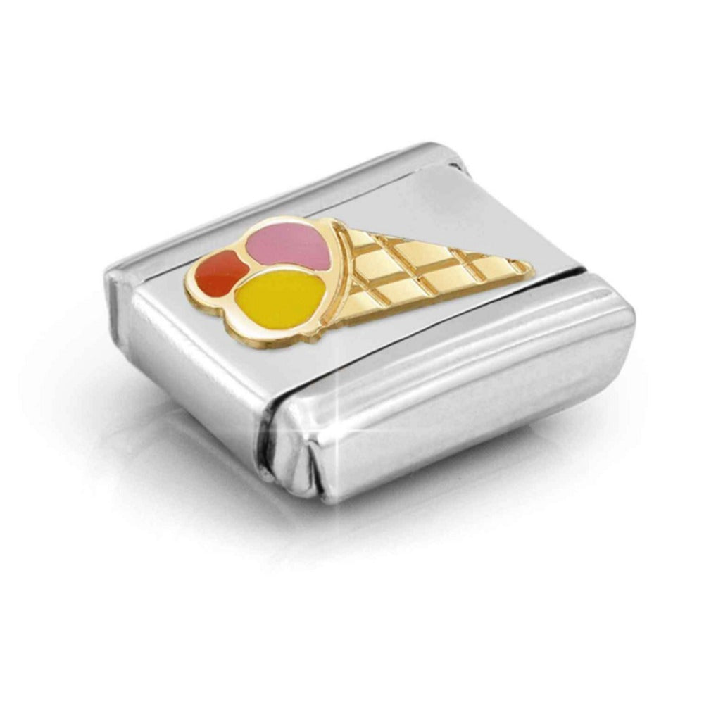 Nomination Composable Gold Ice Cream Charm 030209/30