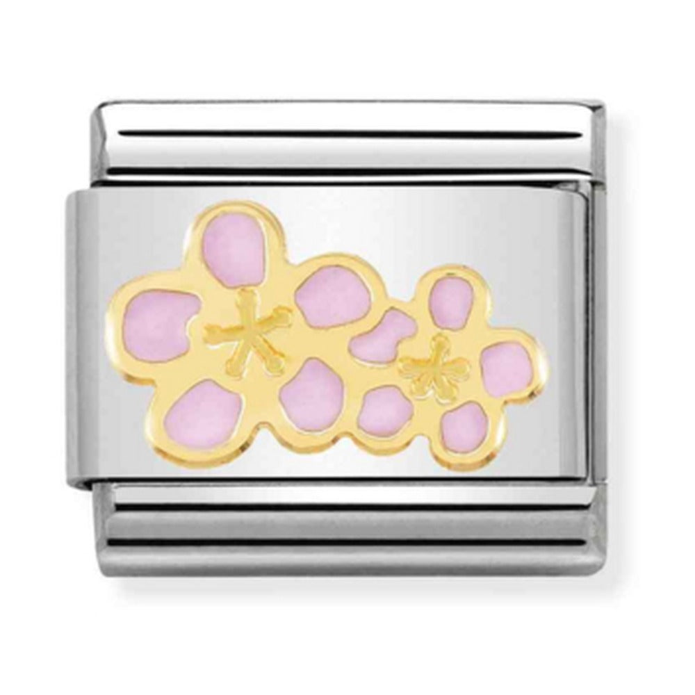 Nomination Composable Gold Peach Flower Charm 030278/16
