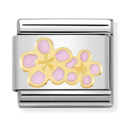 Nomination Composable Gold Peach Flower Charm 030278/16