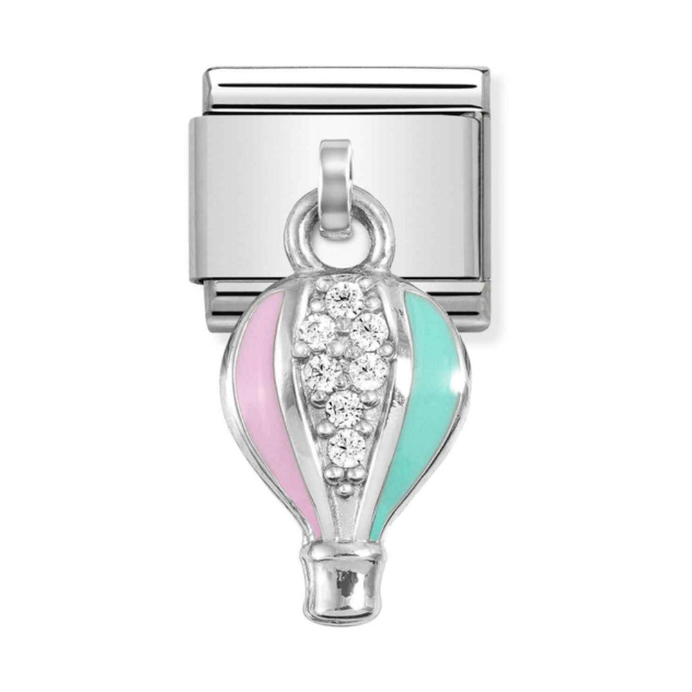 Nomination Composable Silver Hot Air Balloon Drop Charm 331815/13