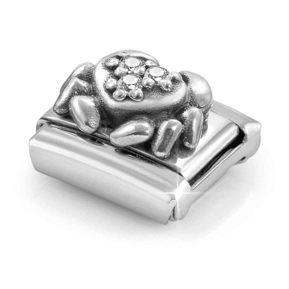 Nomination Composable Silver CZ Zodiac Cancer Charm 330326/04
