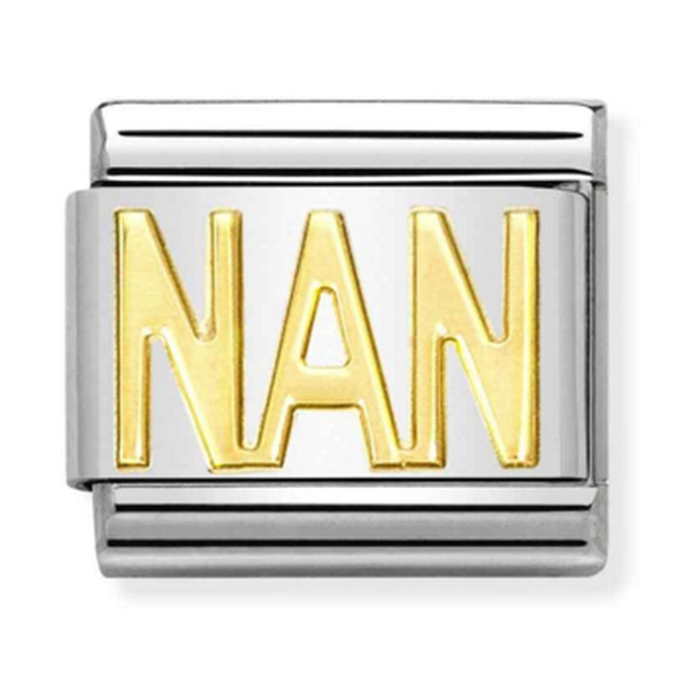 Nomination Composable Gold Nan Charm 030107/17