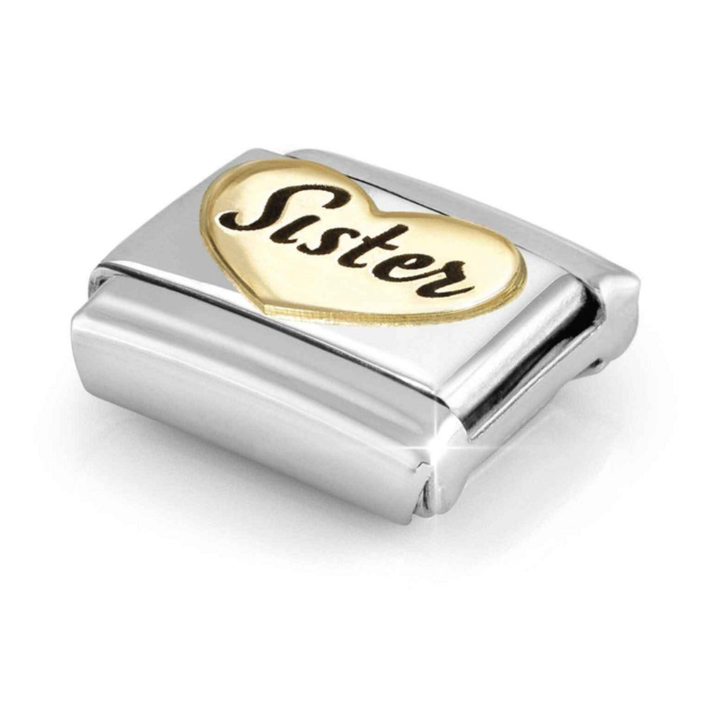 Nomination Composable Gold Sister Charm 030285/78