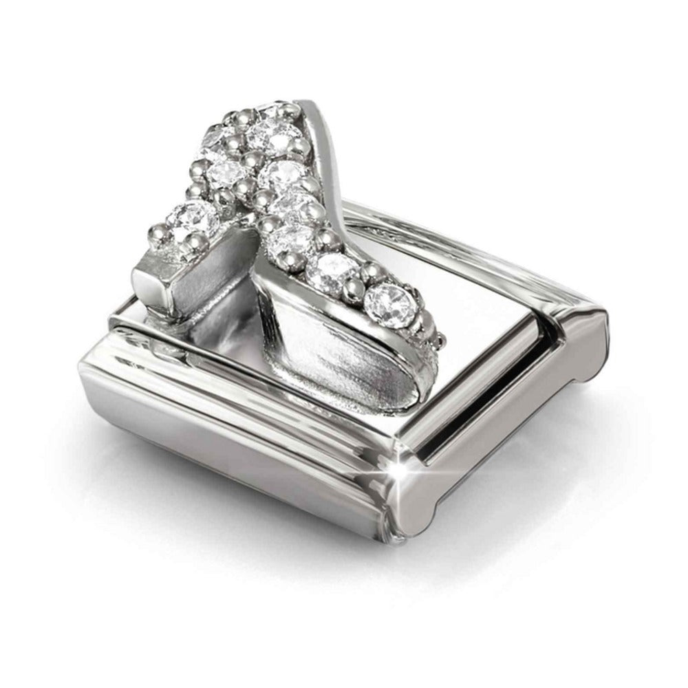 Nomination Composable Silver CZ High Heel Charm 330328/23