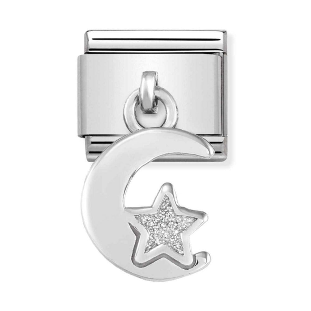 Nomination Composable MOON AND STAR Drop Charm 331805/05