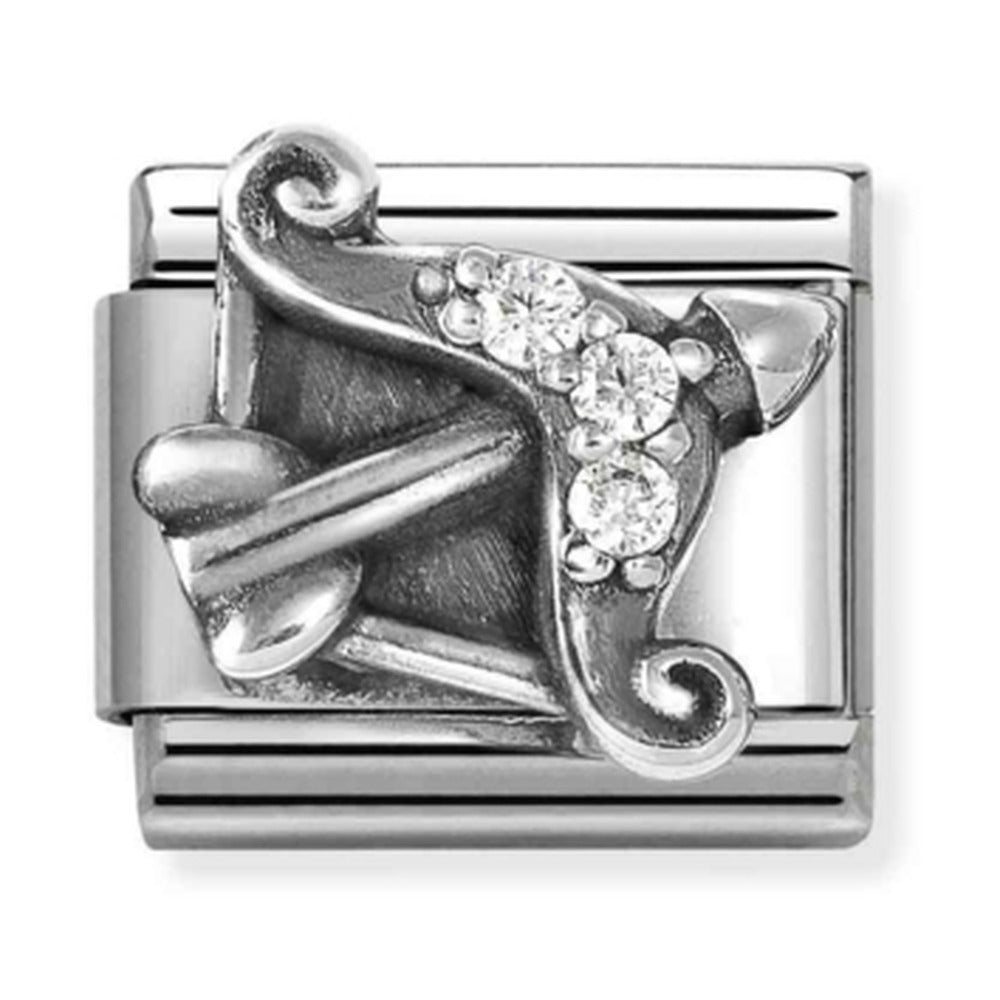 Nomination Composable Silver CZ Zodiac Sagittarius Charm 330326/09