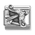 Nomination Composable Silver CZ Zodiac Sagittarius Charm 330326/09