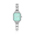 Paris Rectangular Green Water Dial Watch 076037/032