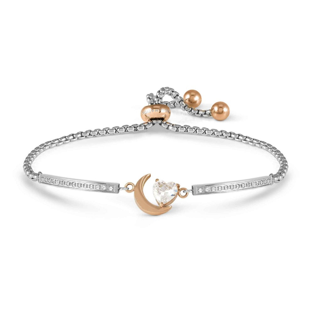 Nomination Milleluci Refined Edition-Rose Moon CZ Bracelet