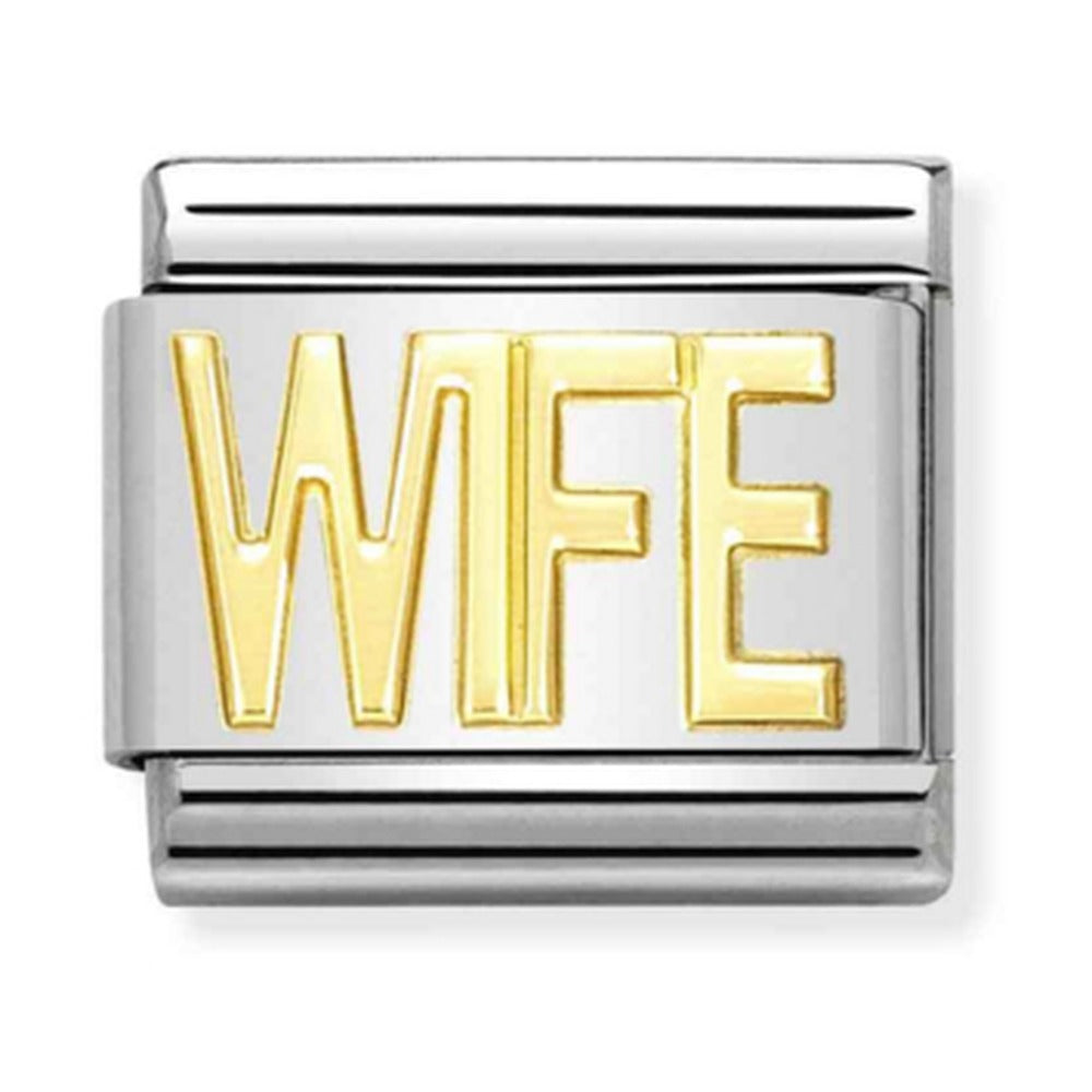 Nomination Composable Gold Wife Charm 030107/23