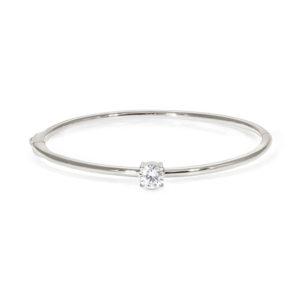 Nomination Colour Wave Single Cubic Zirconia Bangle in Silver