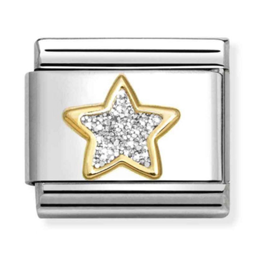 Nomination Composable Silver Glitter Star Charm 030220/19