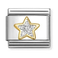 Nomination Composable Silver Glitter Star Charm 030220/19