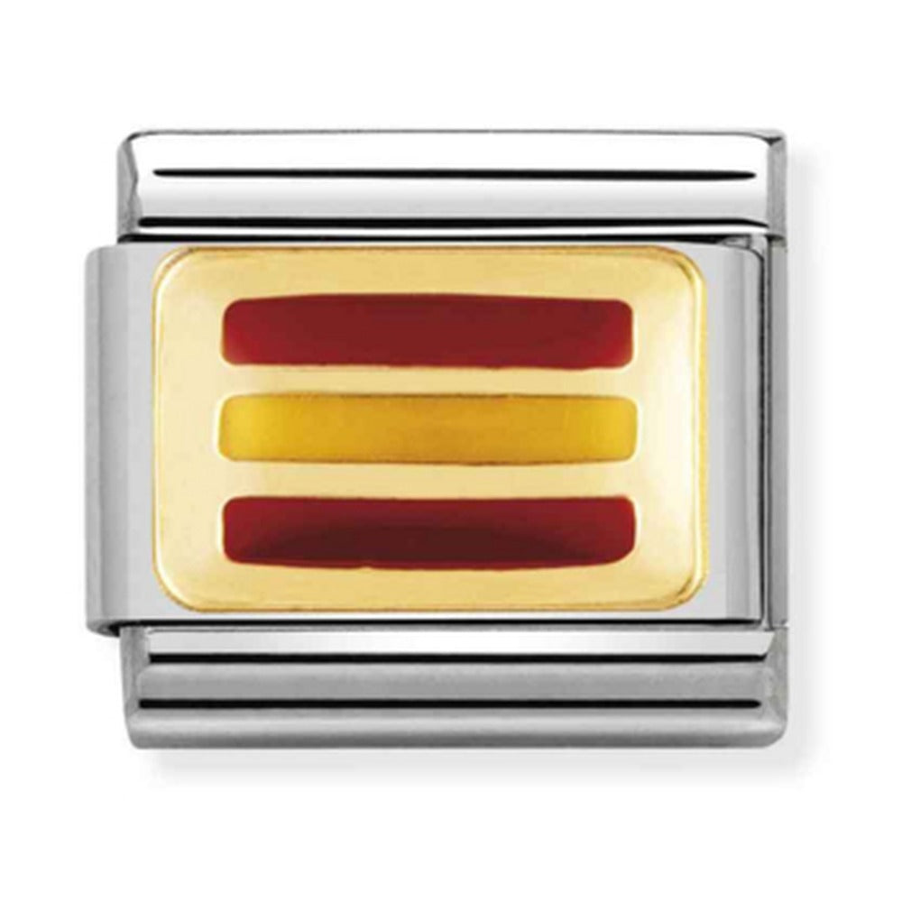 Nomination Composable Gold Spain Flag Charm 030234/18