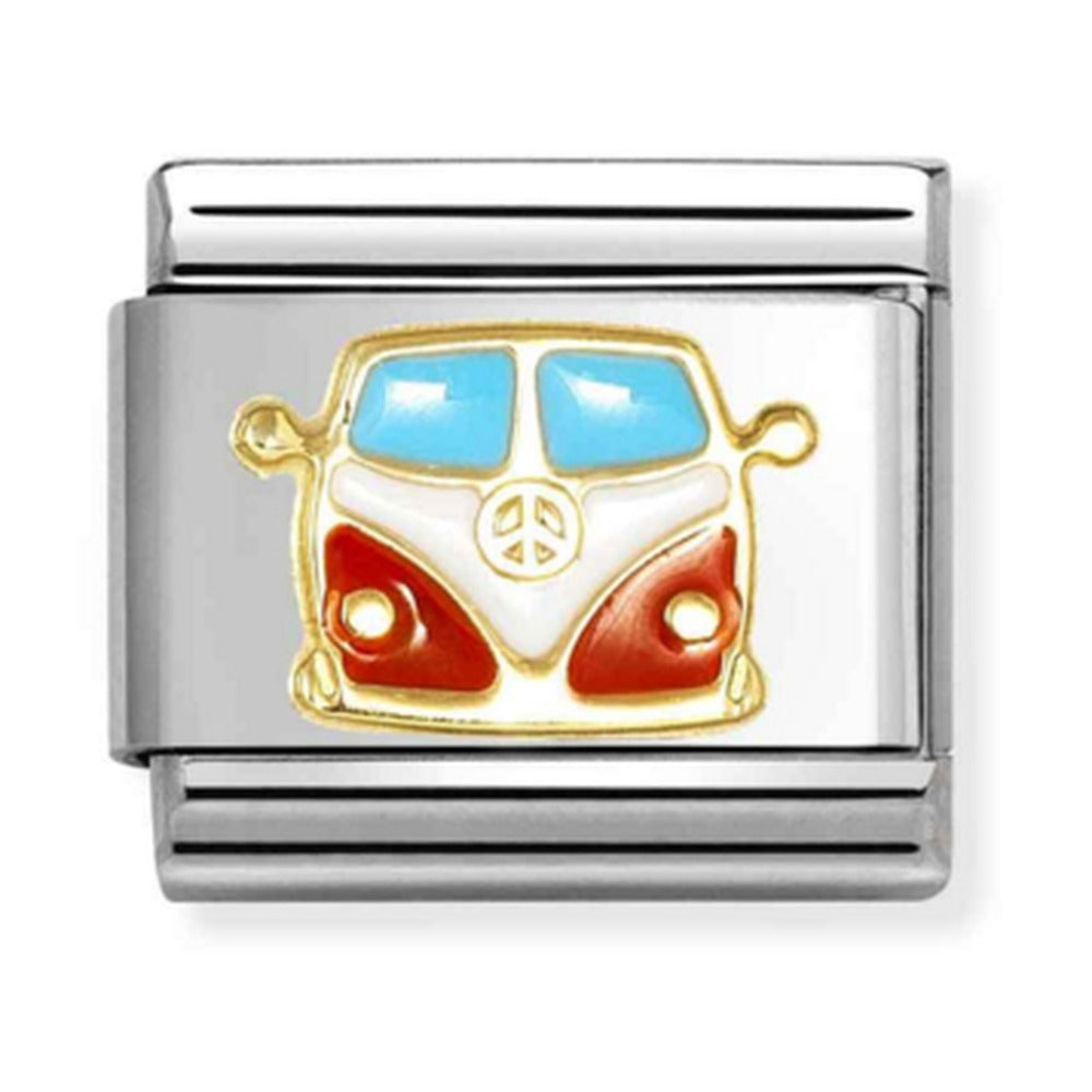 Nomination Composable Gold Campervan Charm 030285/67