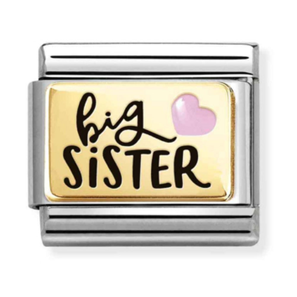Nomination Composable Gold Big Sister Charm 030289/05
