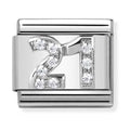Nomination Composable Silver CZ 21 Charm 330304/19