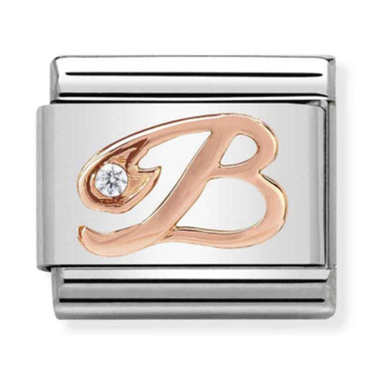 Nomination Rose Gold Letter B Charm 430310/02