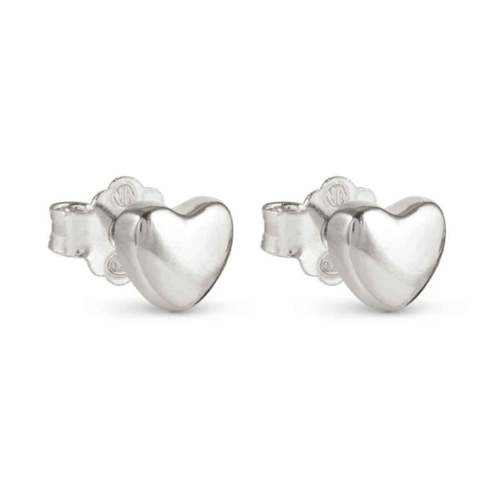Nomination Armonica Heart Stud Earrings Silver