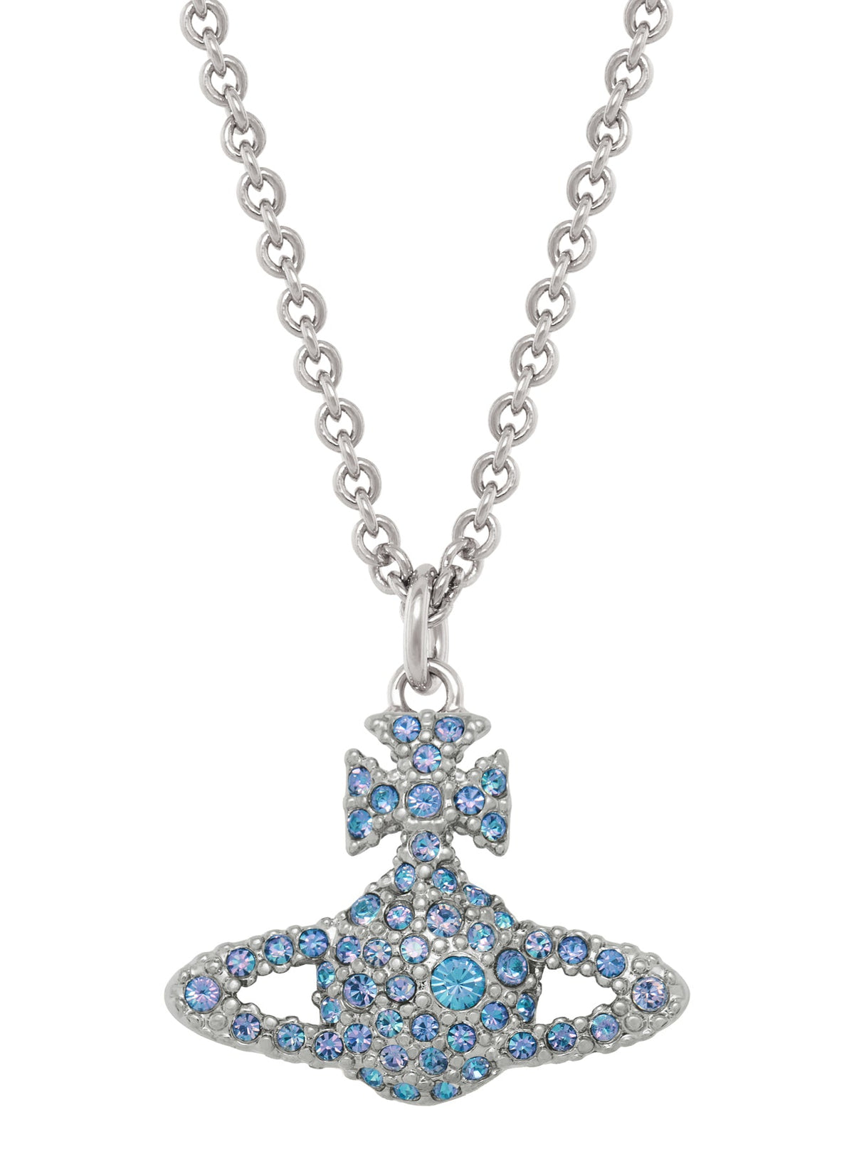 Vivienne Westwood Grace Bas Relief Vitrail Light Crystal Necklace 63020092-02P441-