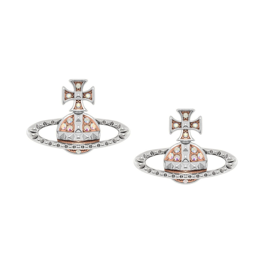 Vivienne Westwood Mayfair Bas Relief Earrings Pink Crystal Ab Crystal 6201035E-02W205