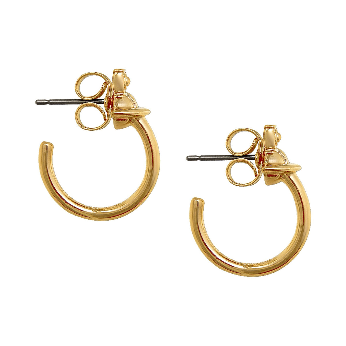 Vivienne Westwood Vera Hoop Earrings, a gold-plated hoop earrings from Vivienne Westwood, available at OD’s Jewellers in St Helens.