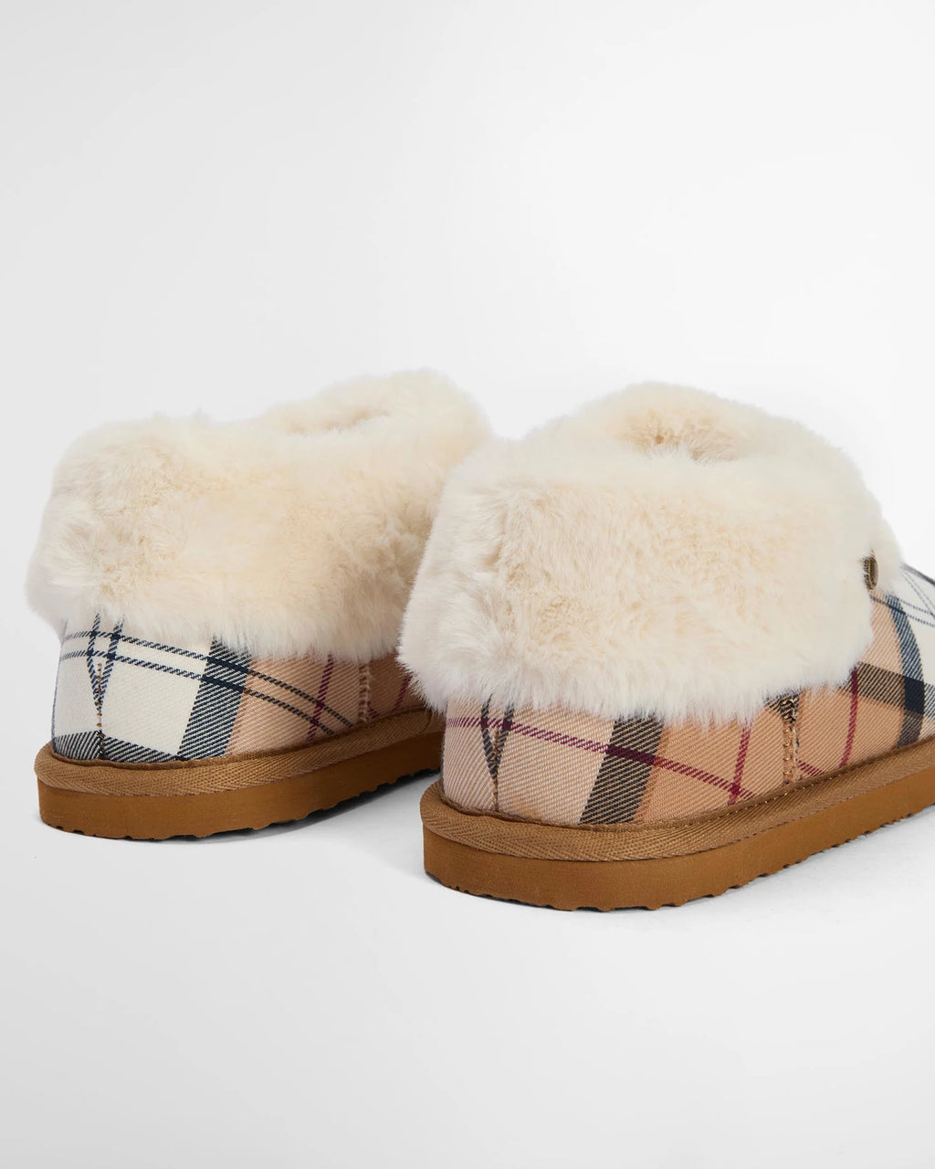 Women's Barbour Eloise Tartan Bootie Slippers — view 6