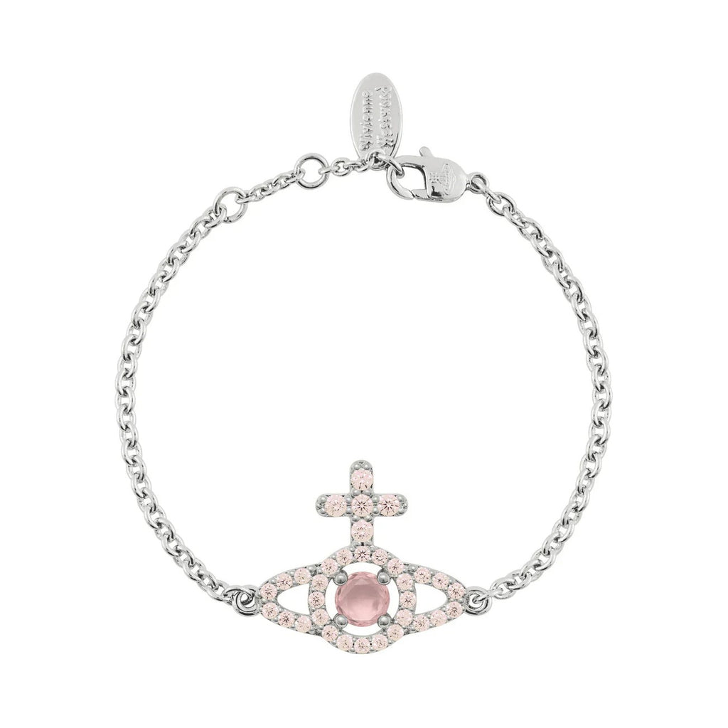 Vivienne Westwood Olympia Peach CZ Bracelet 61020263-02P773-