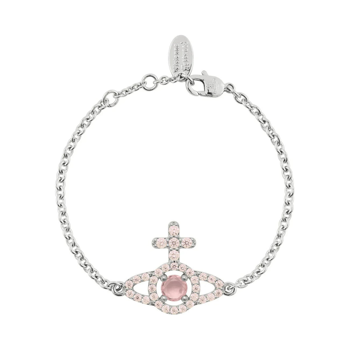 Vivienne Westwood Olympia Peach CZ Bracelet 61020263-02P773-