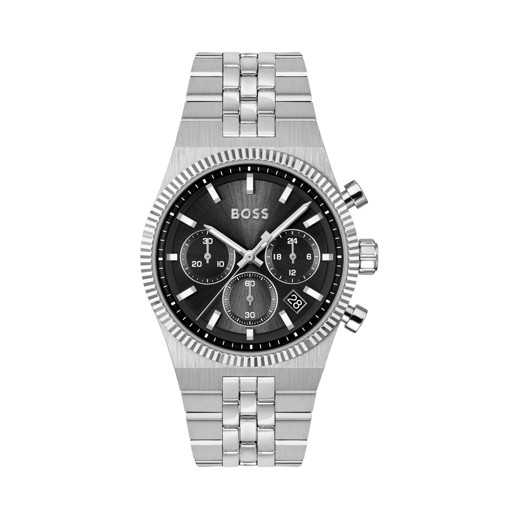 BOSS Mens Candor Prime Black Dial Bracelet Watch