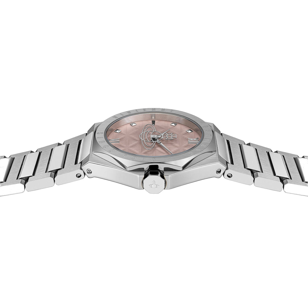 Vivienne Westwood Ladies Aldgate Pink Dial Bracelet Watch VV344PPKSL — view 4