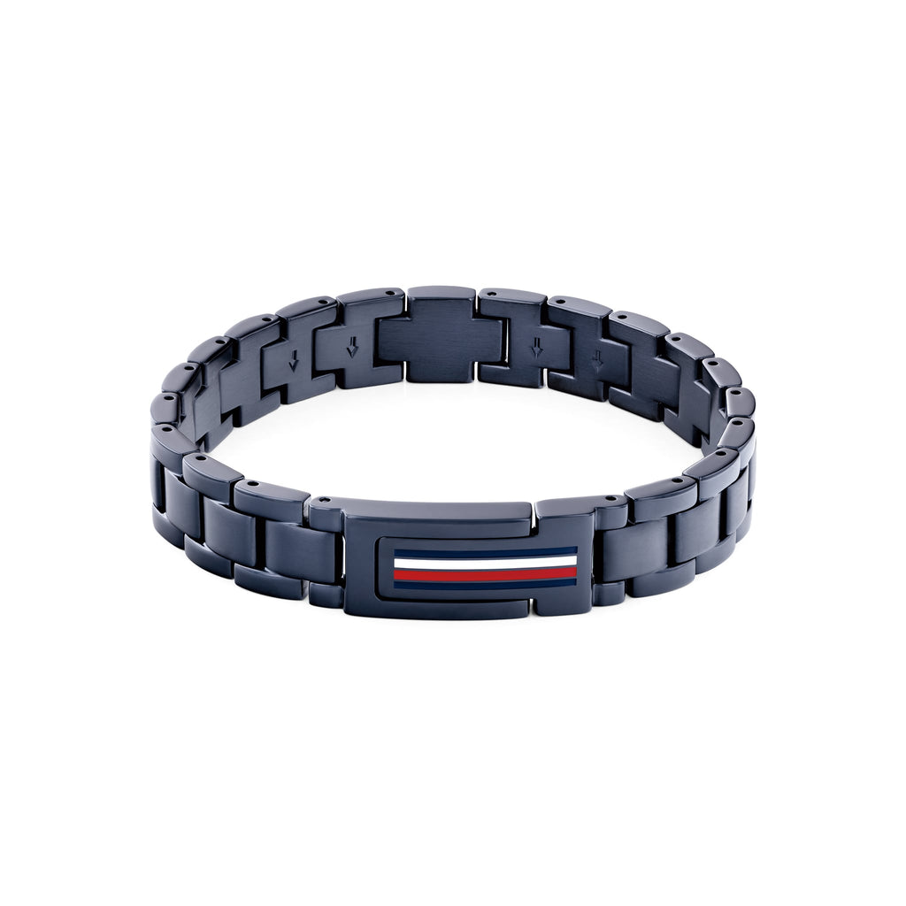 Tommy Hilfiger Mens Mason Bracelet Blue IP