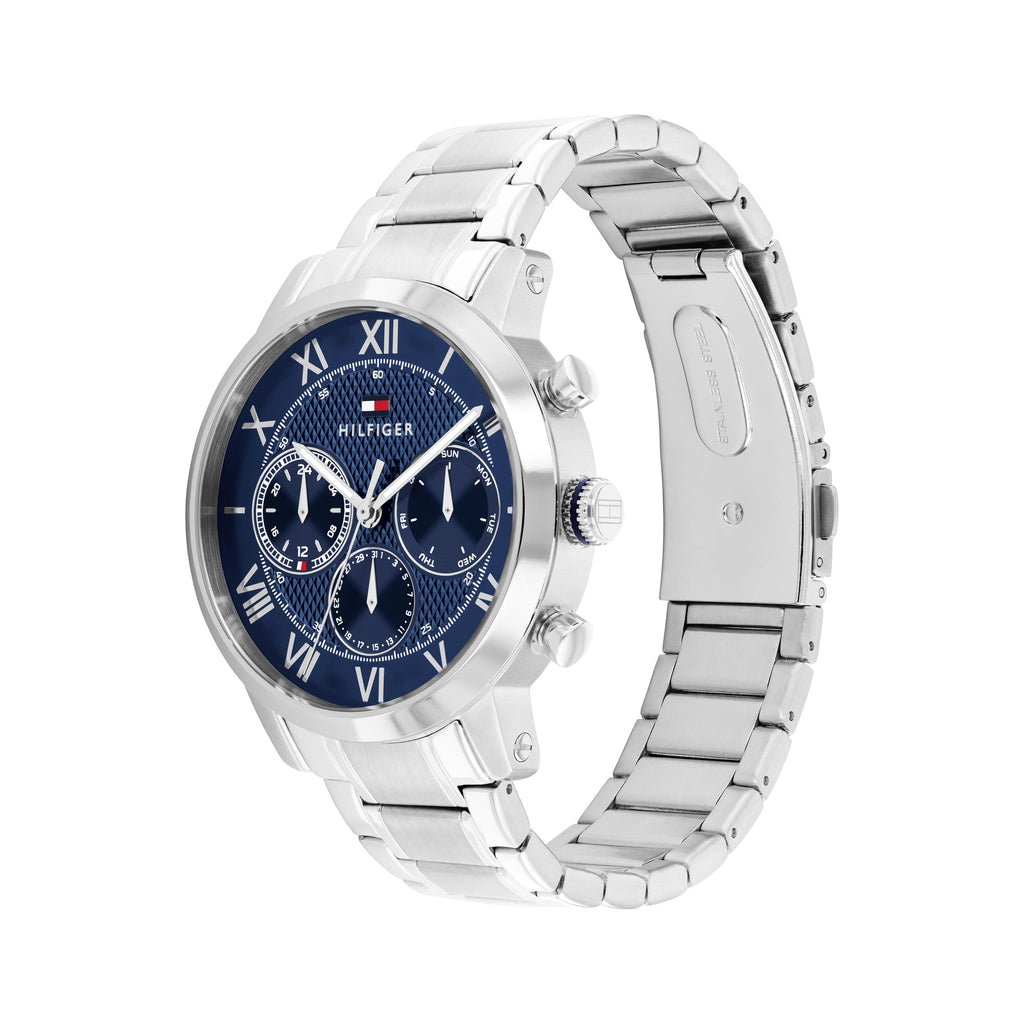 Tommy Hilfiger Mens Oxford Blue Dial Bracelet Watch 1710728 * — view 2