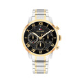 Tommy Hilfiger Mens Oxford Black Dial Bracelet Watch 1710729 *