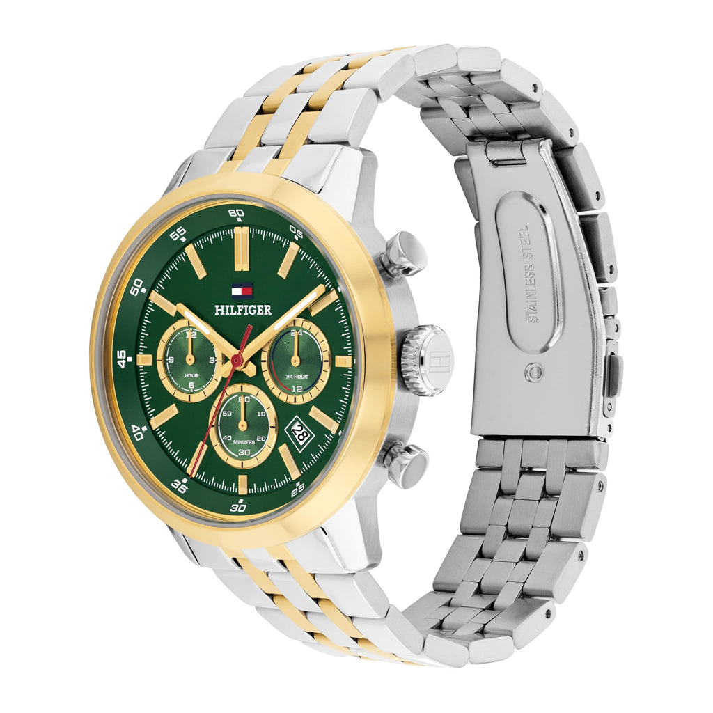 Tommy Hilfiger Men's Kent Green Dial Bracelet Watch 1710754 — view 2