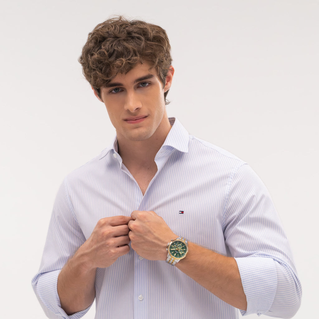 Tommy Hilfiger Men's Kent Green Dial Bracelet Watch 1710754 — view 5