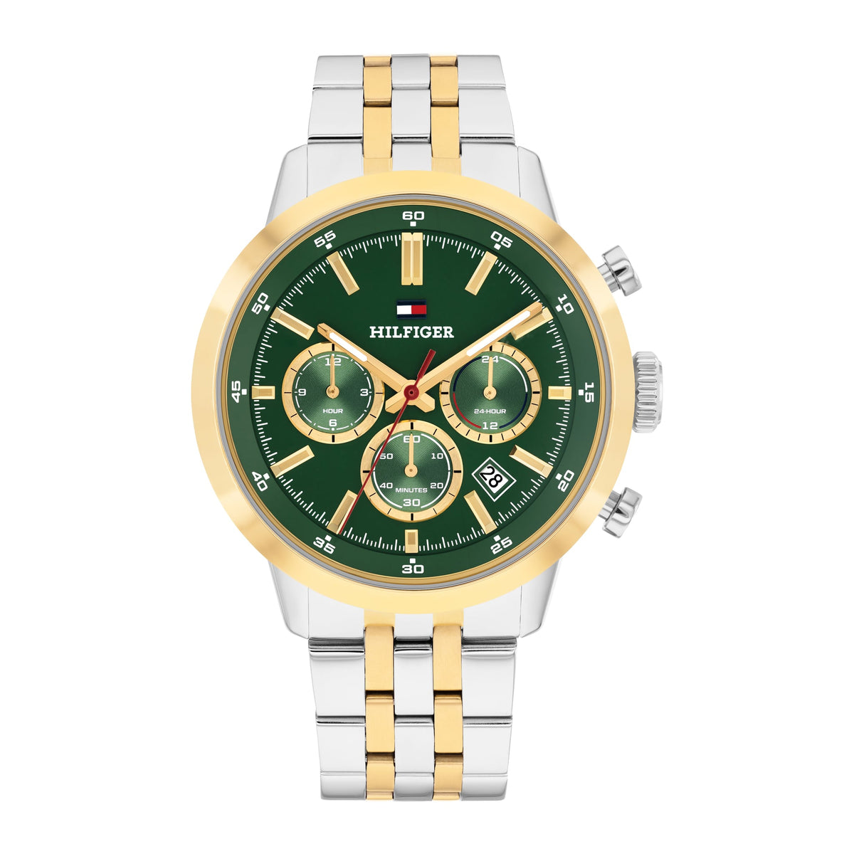 Tommy Hilfiger Men's Kent Green Dial Bracelet Watch 1710754