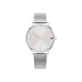 Tommy Hilfiger Ladies Pippa Silver Dial Mesh Bracelet Watch 1782665 *