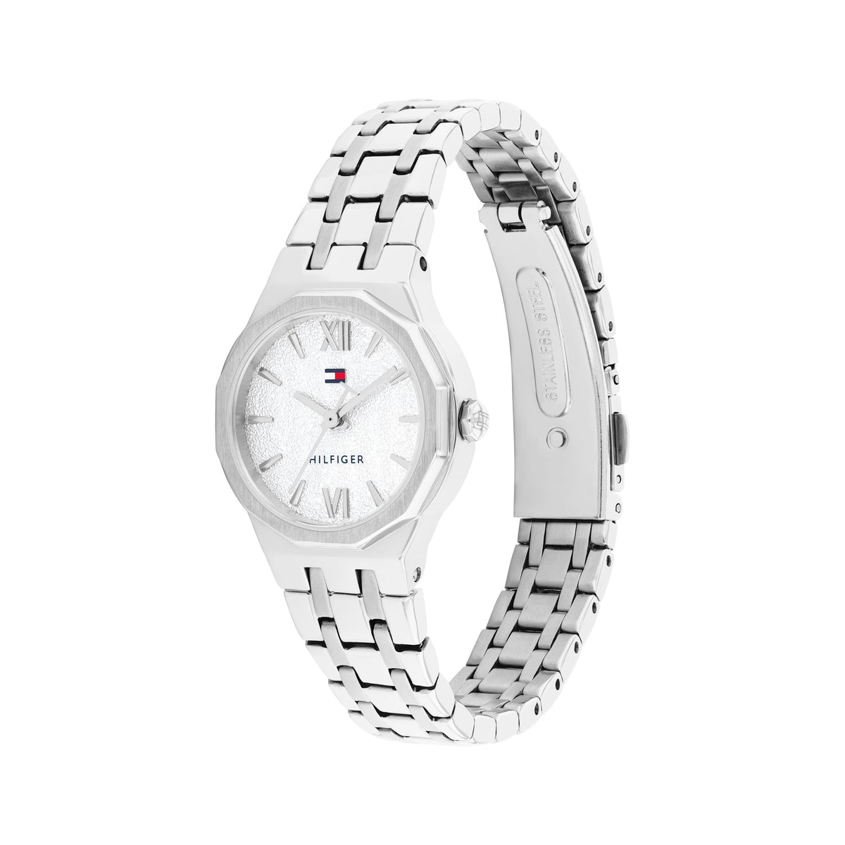 Tommy Hilfiger Ladies Mackenzie Silver Dial Bracelet Watch 1782889 — view 2