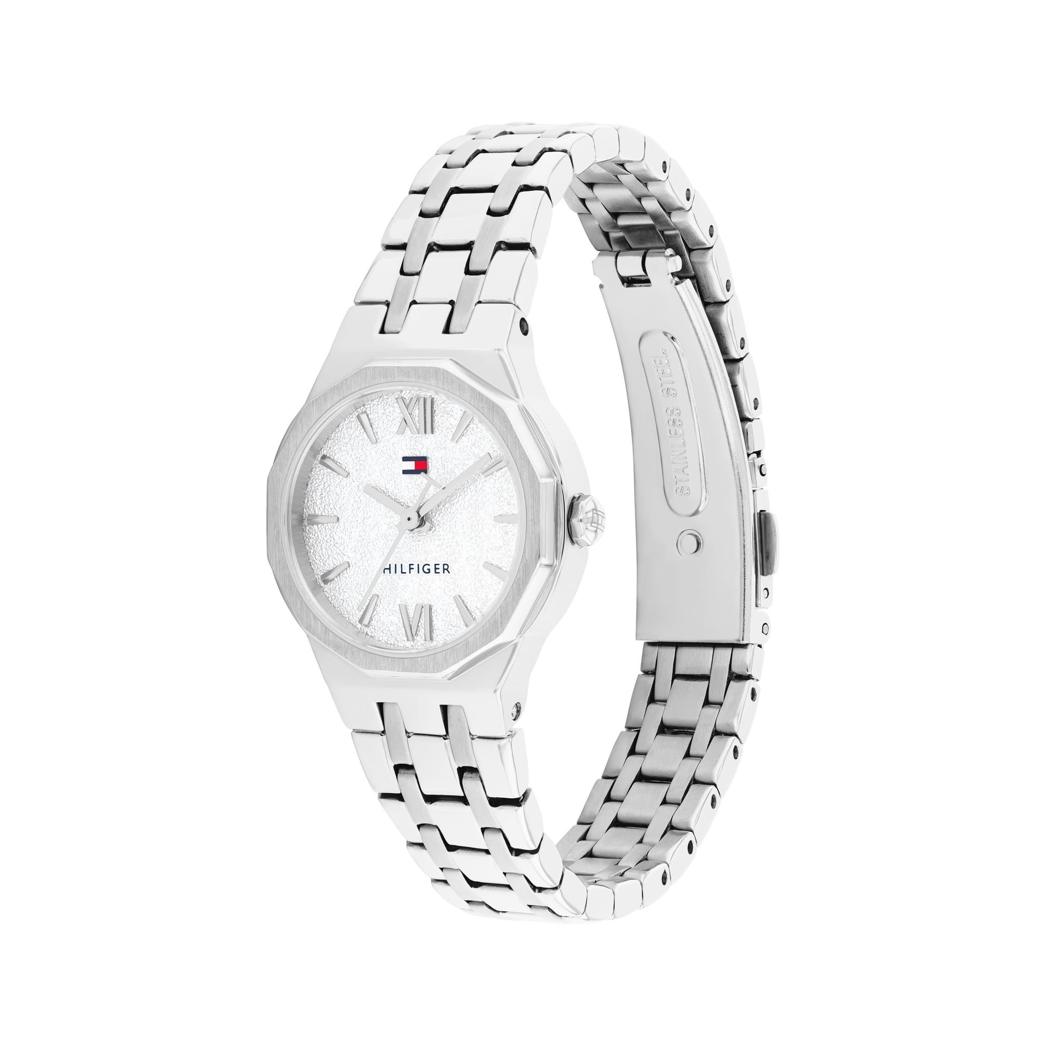 Tommy Hilfiger Ladies Mackenzie Silver Dial Bracelet Watch 1782889 — view 2