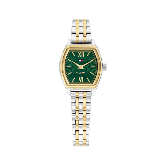 Tommy Hilfiger Ladies Norah Green Dial Bracelet Watch