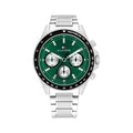 Tommy Hilfiger Men's Clark, Green Dial, Bracelet Watch 1792211