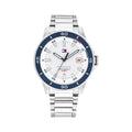 Tommy Hilfiger Mens Remy White Dial Bracelet Watch 1792227 *